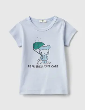 t-shirt in 100% organic cotton