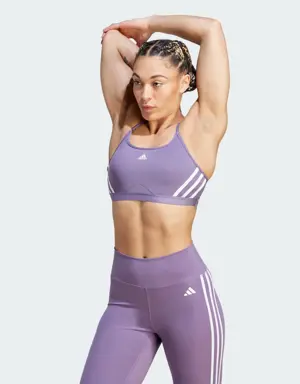 Aeroreact Training Light-Support 3-Stripes Bra