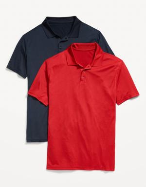 Old Navy Performance Core Polo 2-Pack red