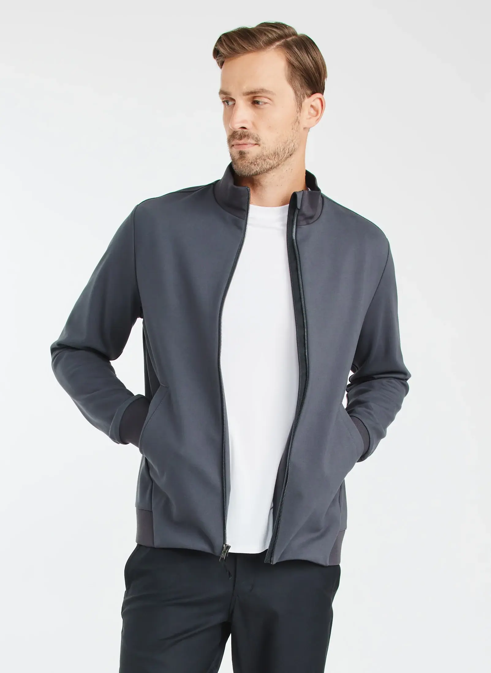 Kit And Ace Comfort Bomber Jacket. 1