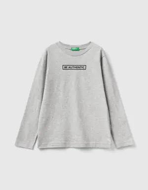 long sleeve t-shirt in warm cotton