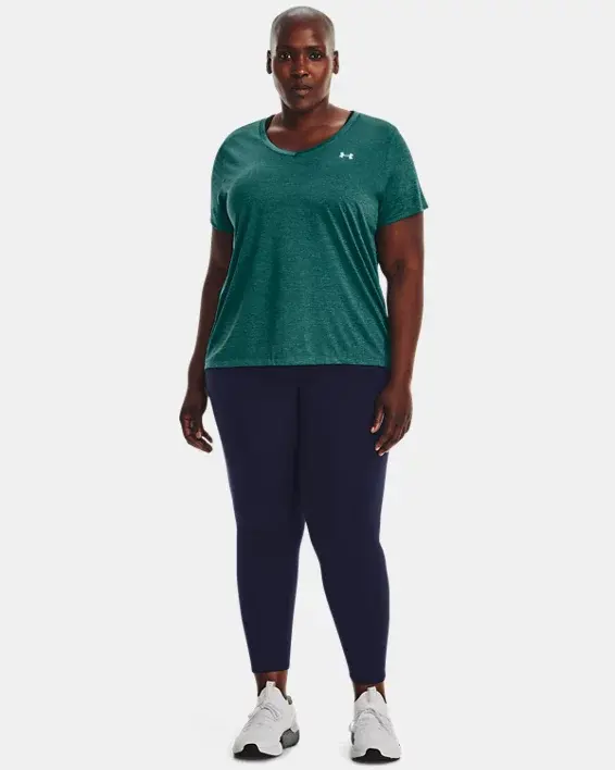 Under Armour Women's UA Tech™ Twist V-Neck Short Sleeve. 3