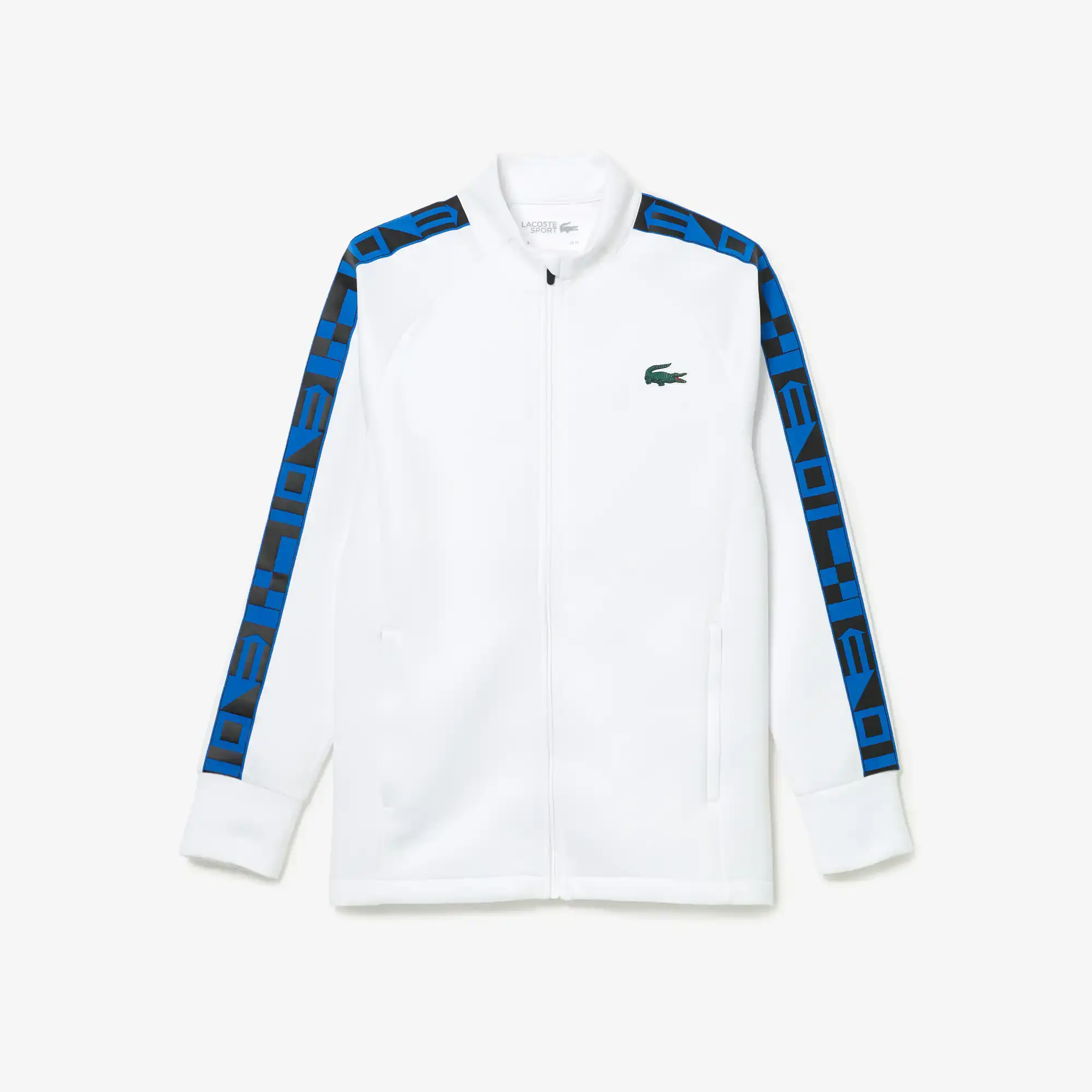 Lacoste Men's SPORT Printed Zip-Up Tennis Sweatshirt. 2