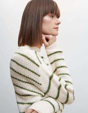 Mango Lurex stripes sweater