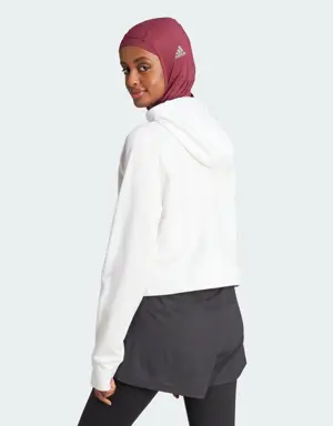 Adidas AEROREADY Game and Go Full-Zip Hooded Fleece Jacket. 2 Adidas AEROREADY Game and Go Full-Zip Hooded Fleece Jacket. 2