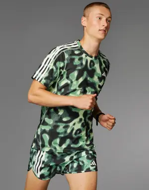 Adidas Own the Run 3-Stripes Allover Print Şort. 3 Adidas Own the Run 3-Stripes Allover Print Şort. 3