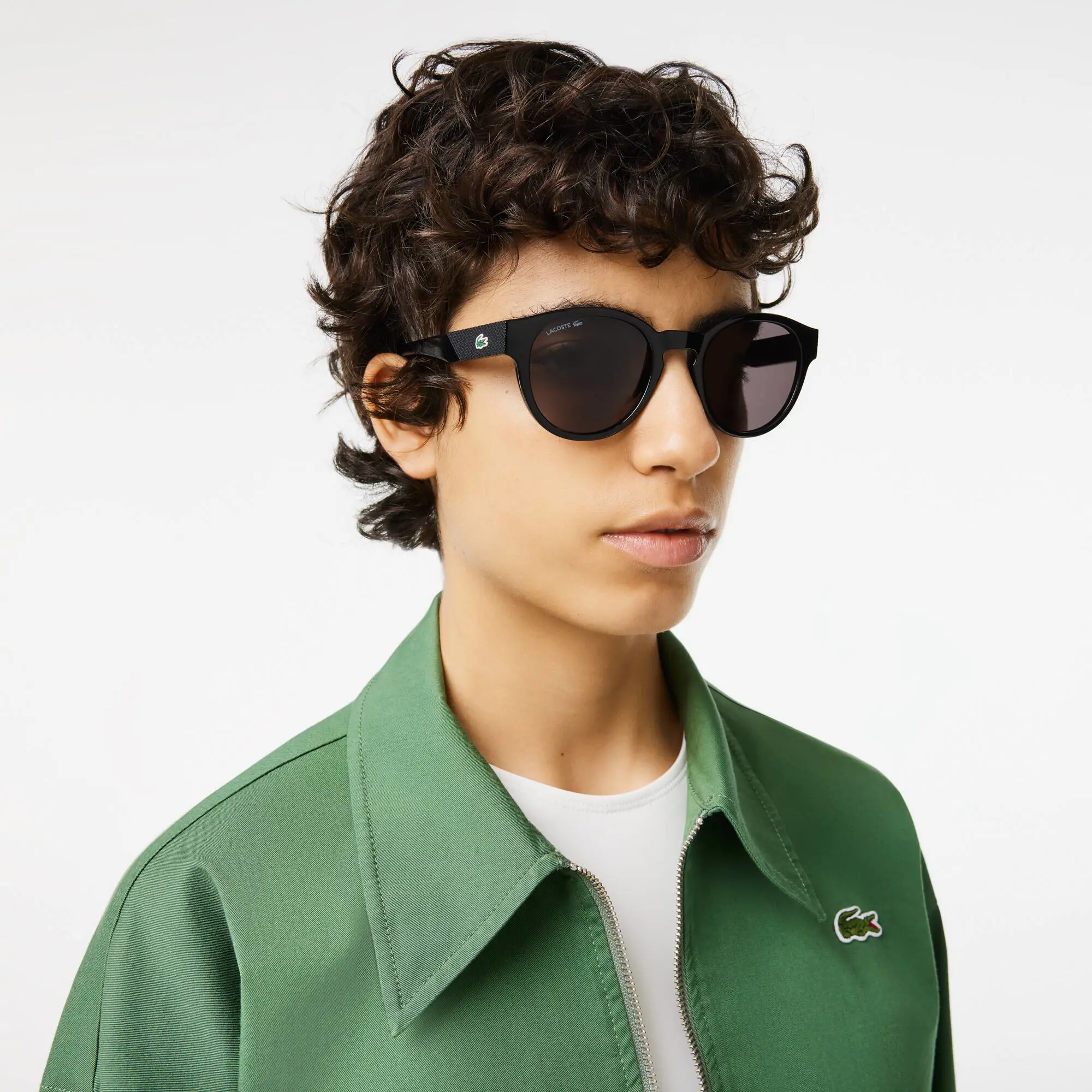 Lacoste Oval Plant Based Resin L.12.12 Sunglasses. 1
