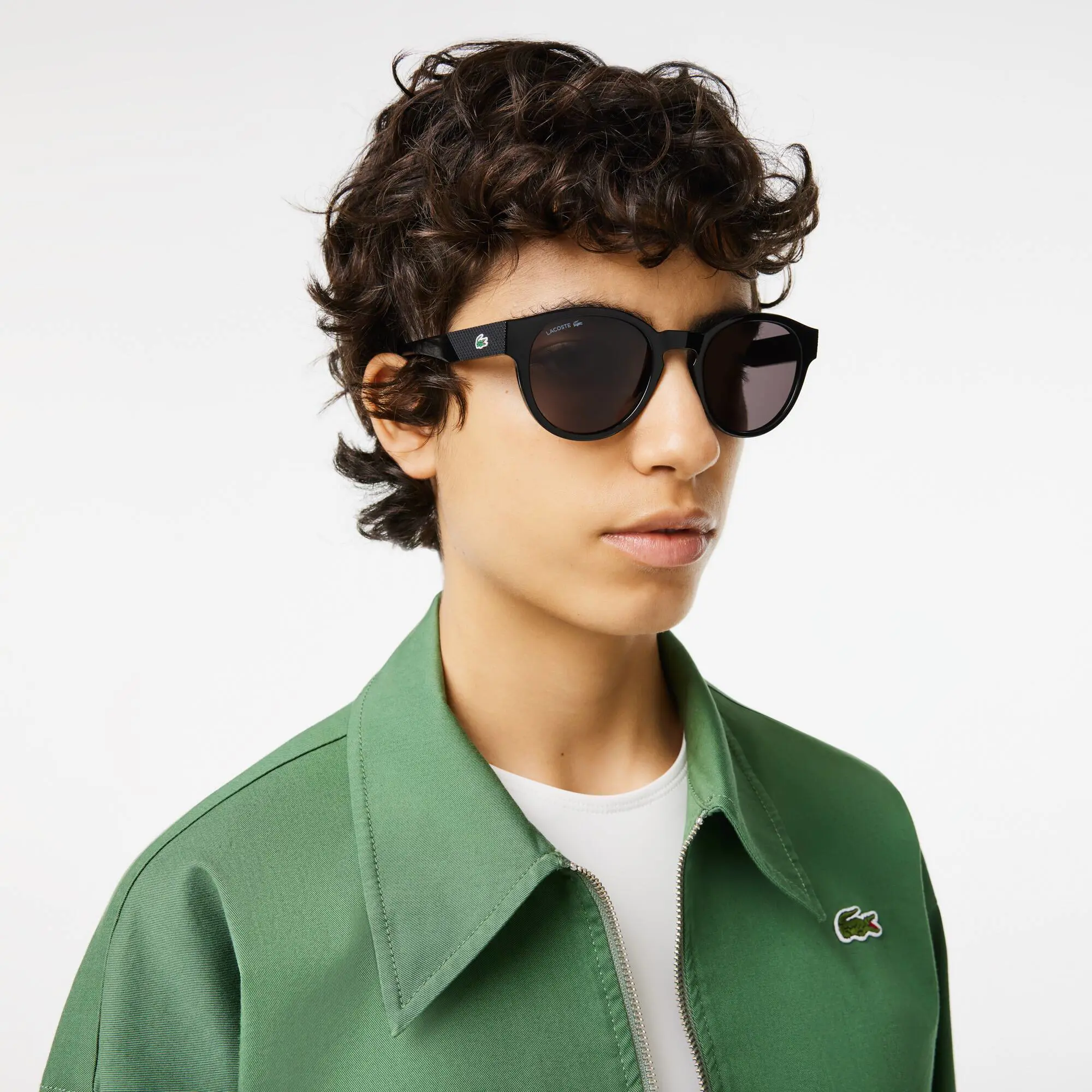 Lacoste Lunettes de soleil L.12.12 ovales en résine végétale. 1