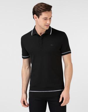 Erkek Regular Fit Siyah Polo