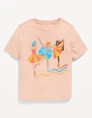 Old Navy Unisex Graphic T-Shirt for Toddler orange