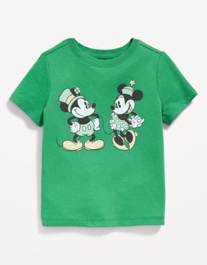 Disney© Mickey & Minnie St. Patrick's Day Matching Unisex T-Shirt for Toddler green