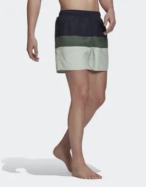 Adidas Short-Length Colorblock Swim Shorts. 3