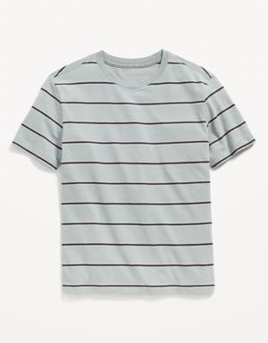 Old Navy Softest Short-Sleeve Striped T-Shirt for Boys silver