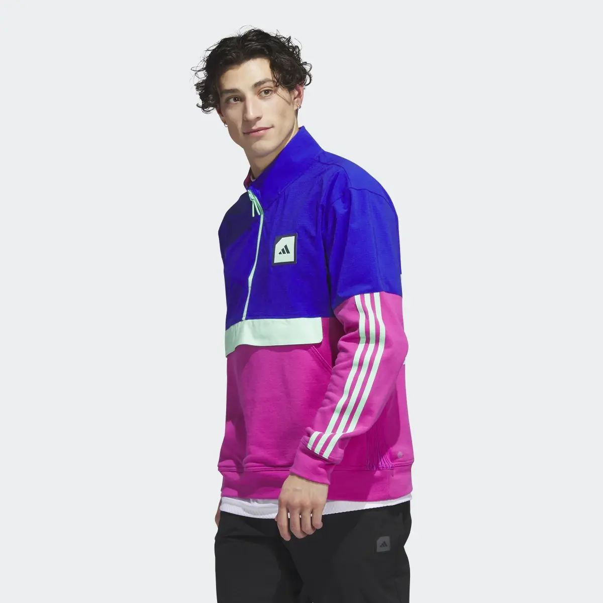 Adidas Adicross 1/2-Zip Golf Anorak. 2