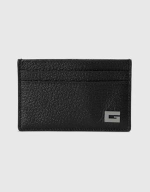 Card case with G detail