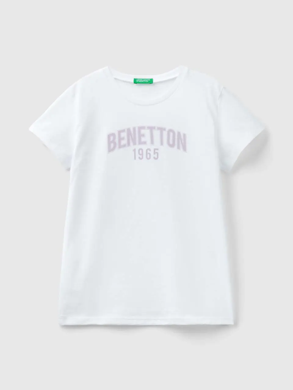 Benetton 100% cotton t-shirt with logo. 1