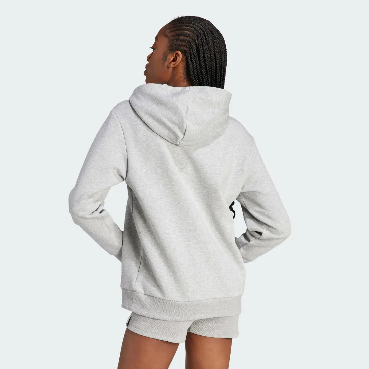 Adidas Sweat-shirt à capuche en molleton à logo Essentials Boyfriend. 3