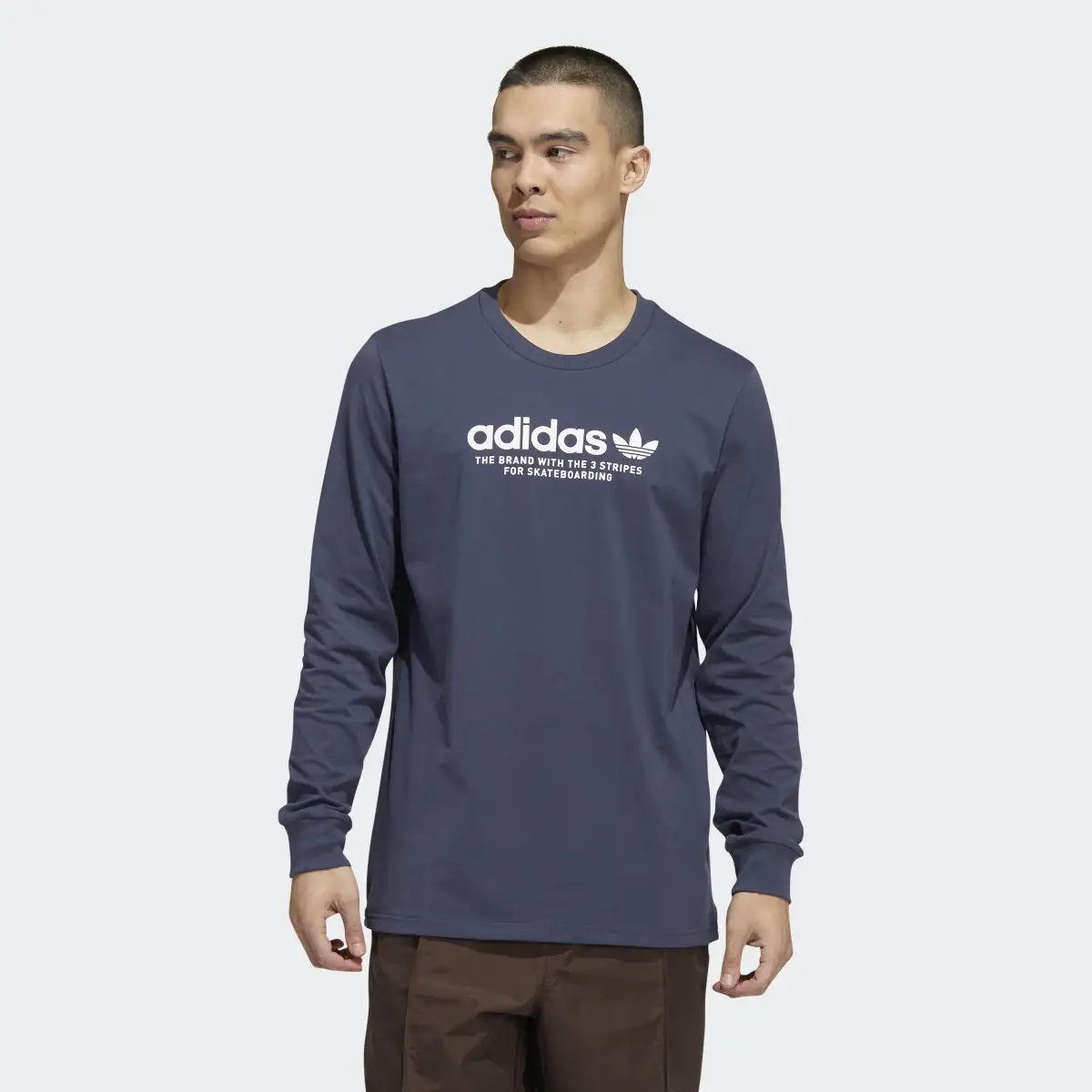 Adidas Maglia Skateboarding 4.0 Long Sleeve Logo (Neutral). 2