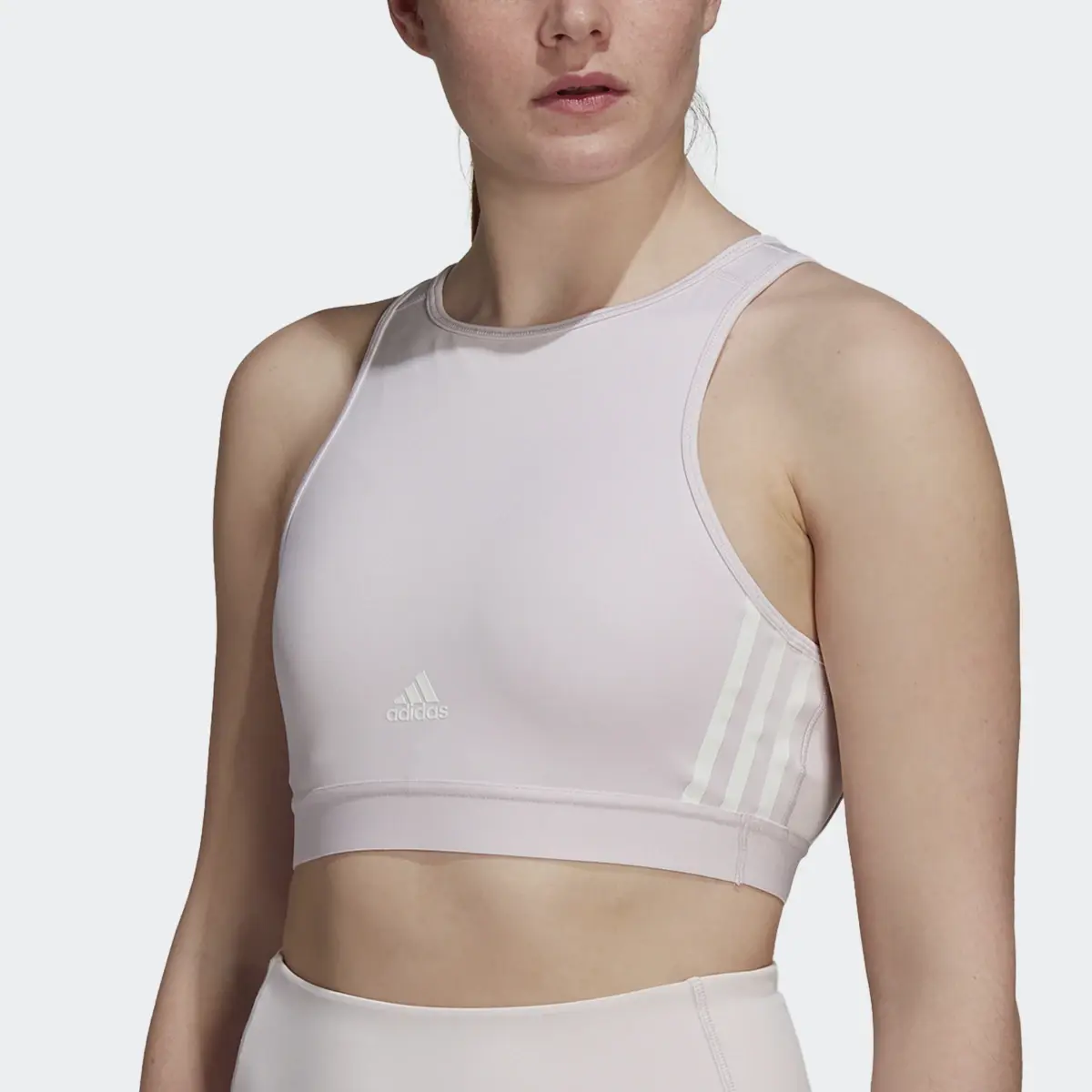 Adidas Top Deportivo de Entrenamiento Hyperglam AEROREADY Soporte Ligero. 1