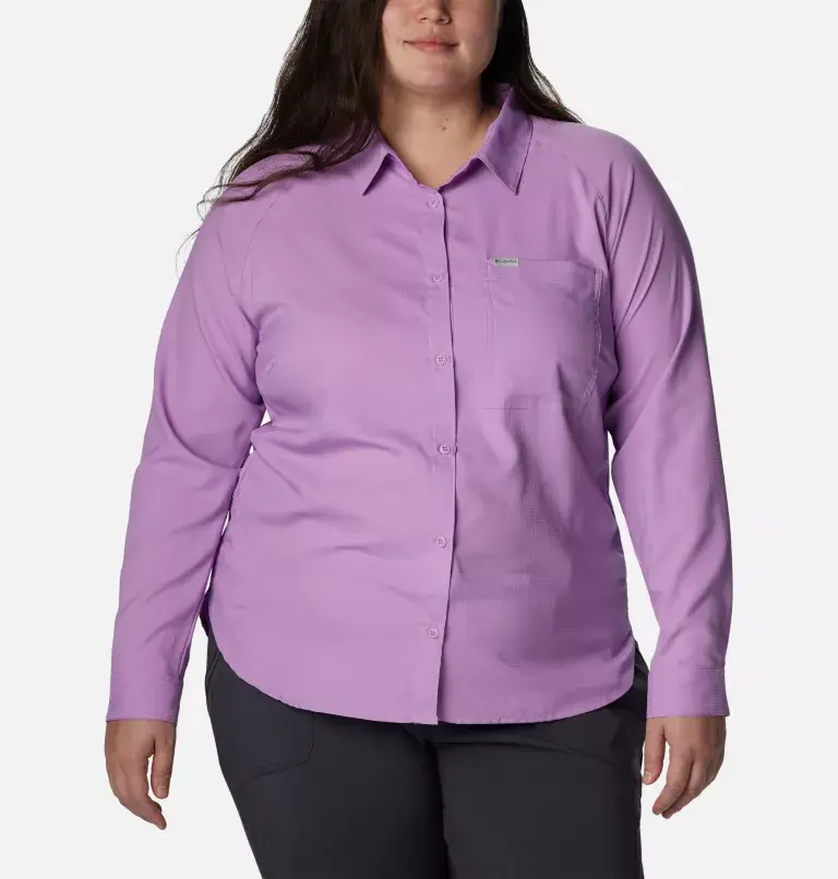 Columbia Women’s Anytime Lite™ Long Sleeve Shirt - Plus Size. 1 Columbia Women’s Anytime Lite™ Long Sleeve Shirt - Plus Size. 1