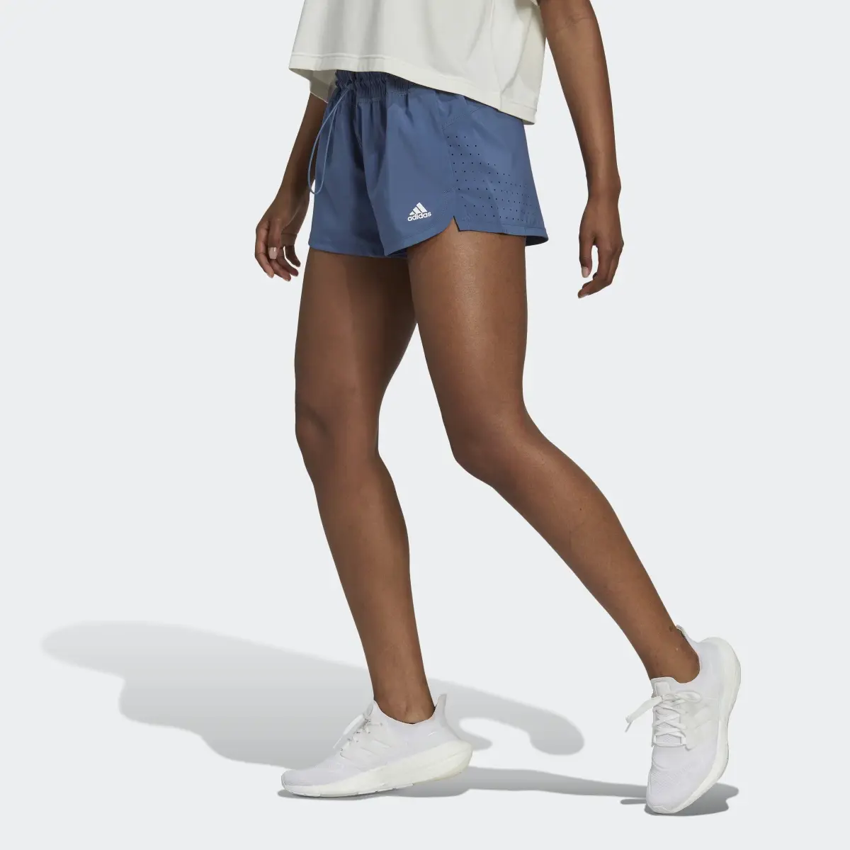Adidas Perforated Pacer Shorts. 1