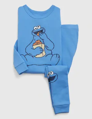 babyGap Organic Cotton Sesame Street PJ Set blue