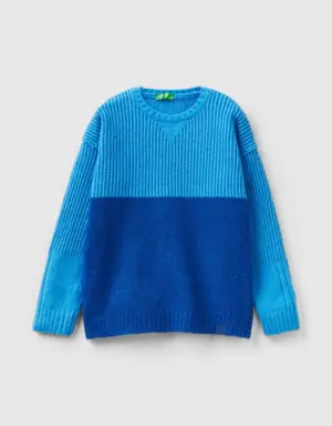 regular fit chenille sweater