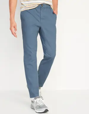 Slim Taper Built-In Flex Pull-On Chino Pants for Men blue