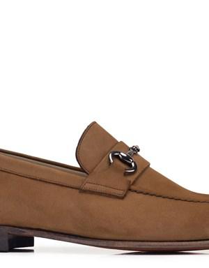 Tarçın Klasik Loafer Kösele Erkek Ayakkabı -12228-