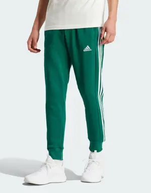 Adidas Pantaloni Essentials French Terry Tapered Cuff 3-Stripes