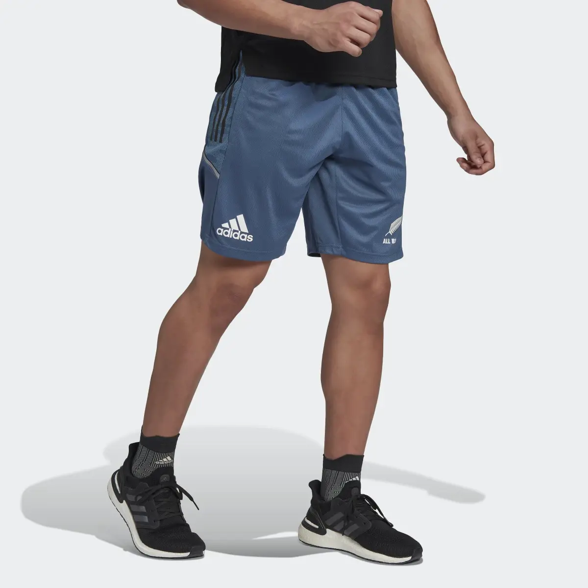 Adidas All Blacks Rugby Gym Shorts. 3