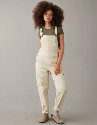 American Eagle Stretch Corduroy Straight Cargo Overall. 1 American Eagle Stretch Corduroy Straight Cargo Overall. 1