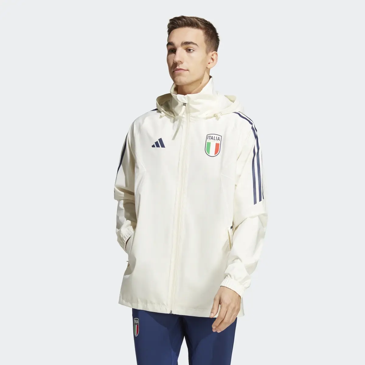 Adidas Italy Condivo 23 Rain Jacket. 2