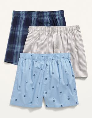 Old Navy Soft-Washed Boxer Shorts 3-Pack for Men -- 3.75-inch inseam green