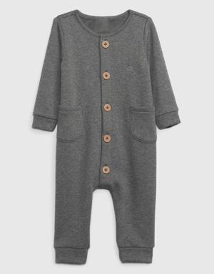 Baby Cozy One-Piece gray