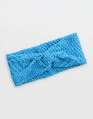 Shine Crinkle Swim Headband