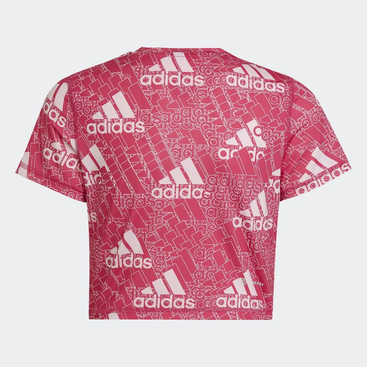 Adidas AEROREADY Designed to Move BrandLove T-Shirt. 2