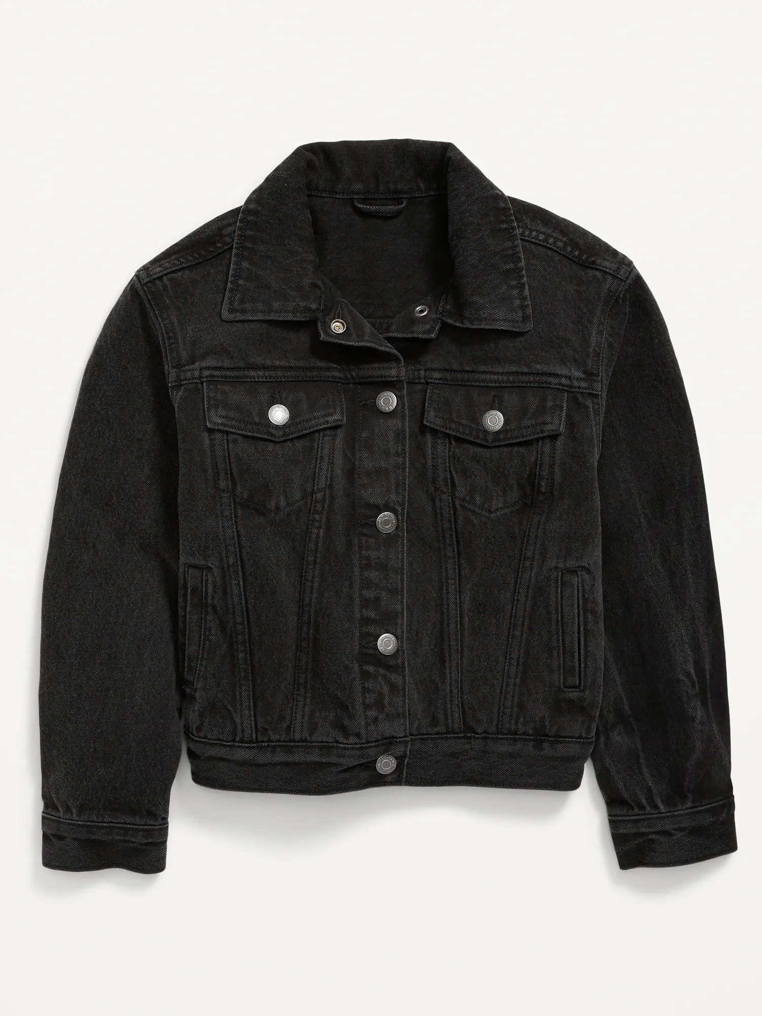 Old Navy Jean Trucker Jacket for Girls black. 1