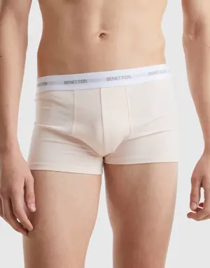 pink boxers in stretch organic cotton