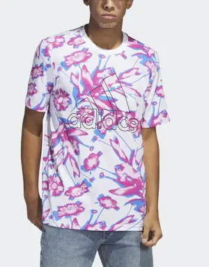 Adidas Playera Estampada Bloom (Unisex)