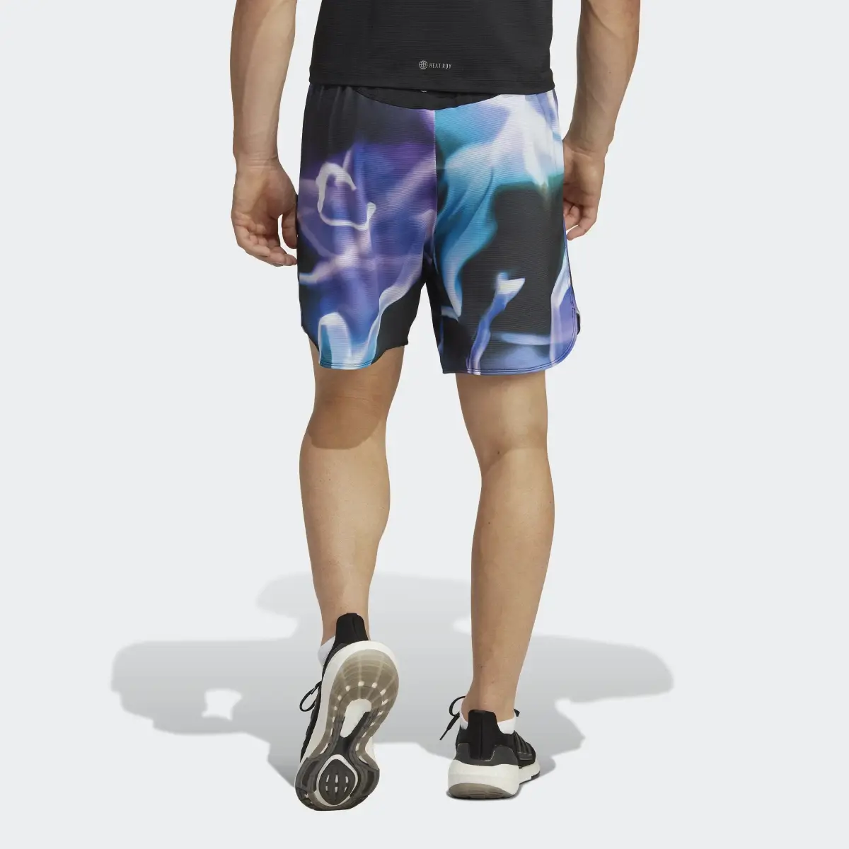 Adidas Designed for Training HEAT.RDY HIIT Allover Print Training Shorts. 2