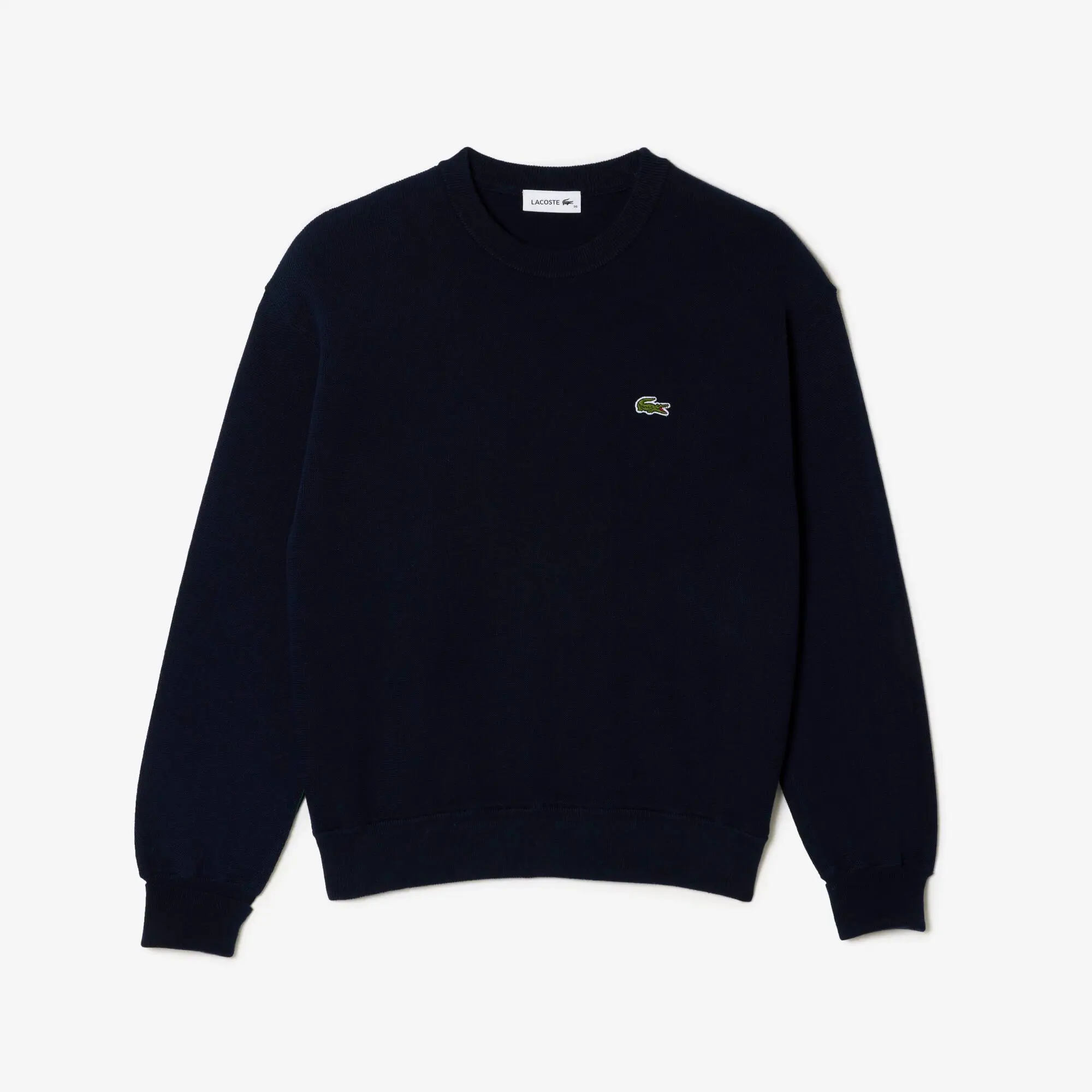 Lacoste Women’s Round Neck Organic Cotton Sweater. 2