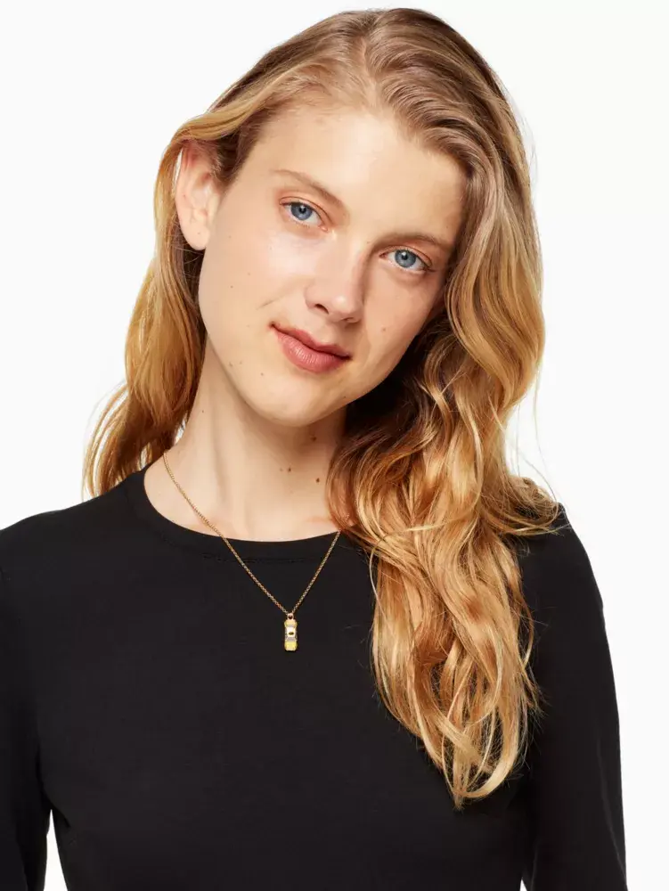 Kate Spade Ma Cherie Taxi Mini Pendant. 2