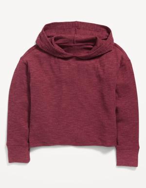 Old Navy Cozy Rib-Knit Pullover Hoodie for Girls multi
