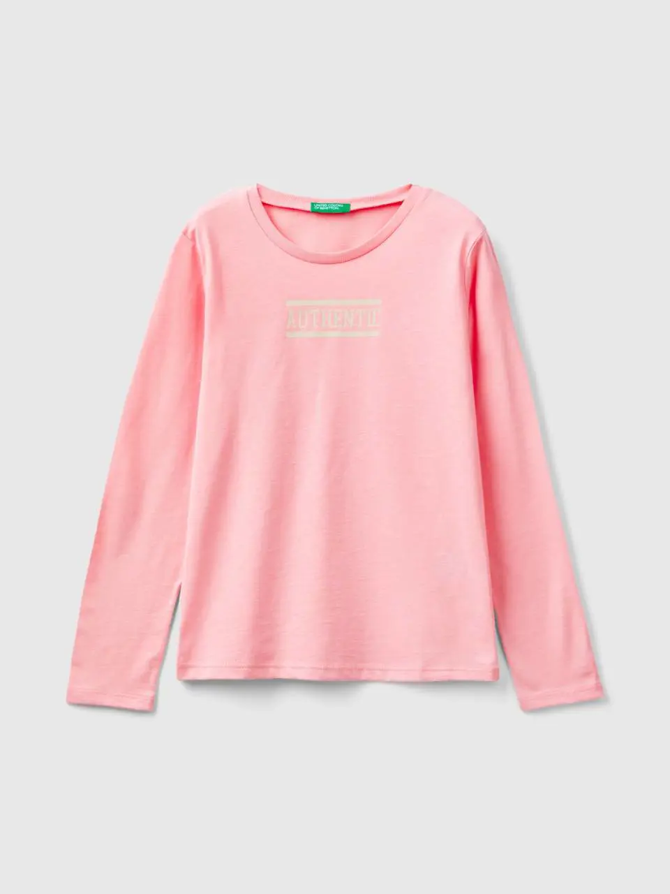 Benetton t-shirt with text print. 1