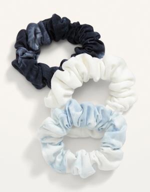 Hair Scrunchie 3-Pack for Girls blue