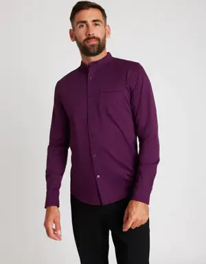 City Tech Collarless Shirt Standard Fit