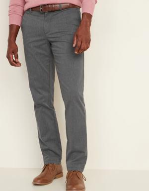 Slim Ultimate Built-In Flex Textured Chino Pants gray
