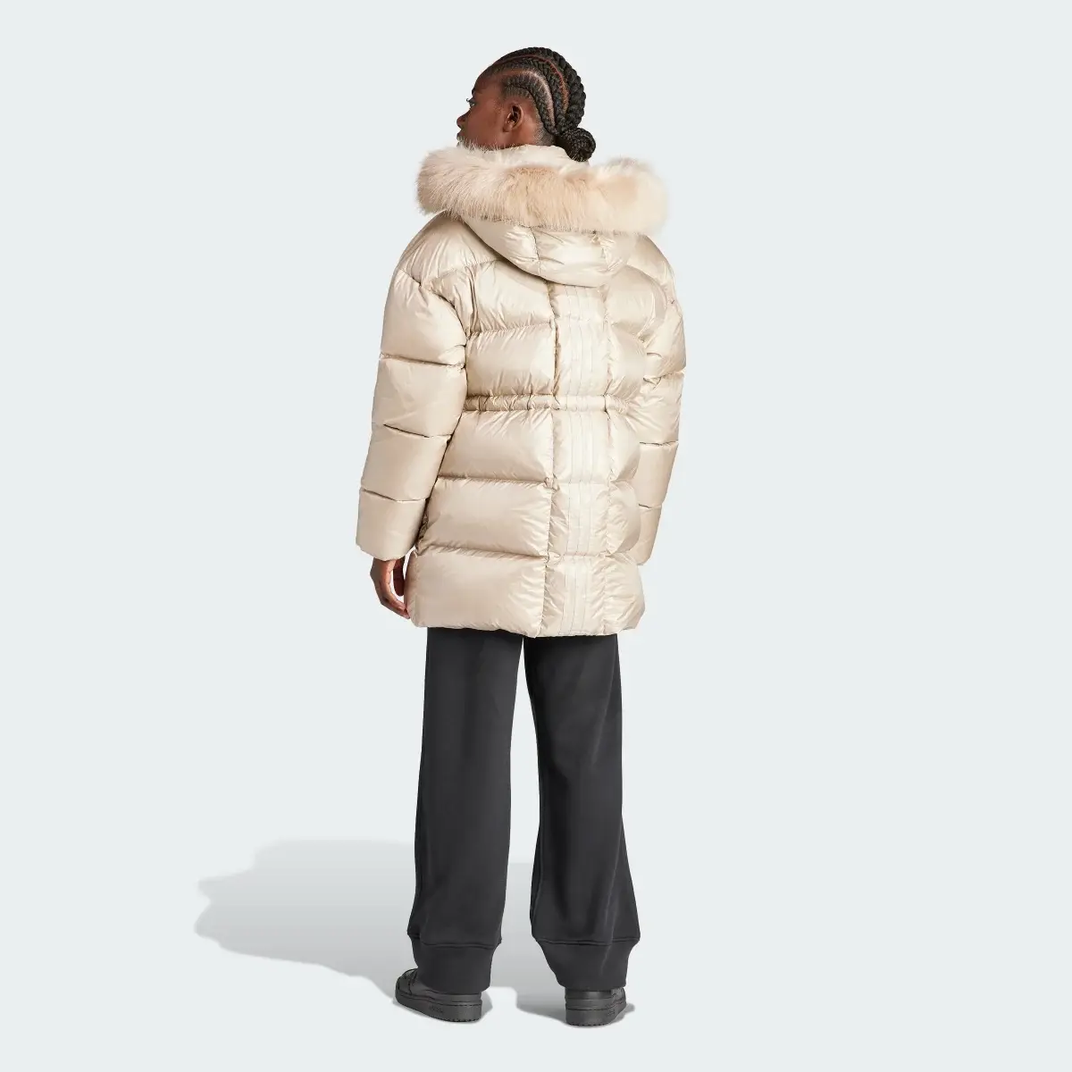 Adidas Puffed Long Fur Jacket. 3