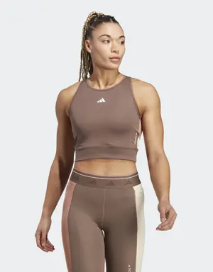 Adidas Débardeur court Techfit Colorblock. 2 Adidas Débardeur court Techfit Colorblock. 2